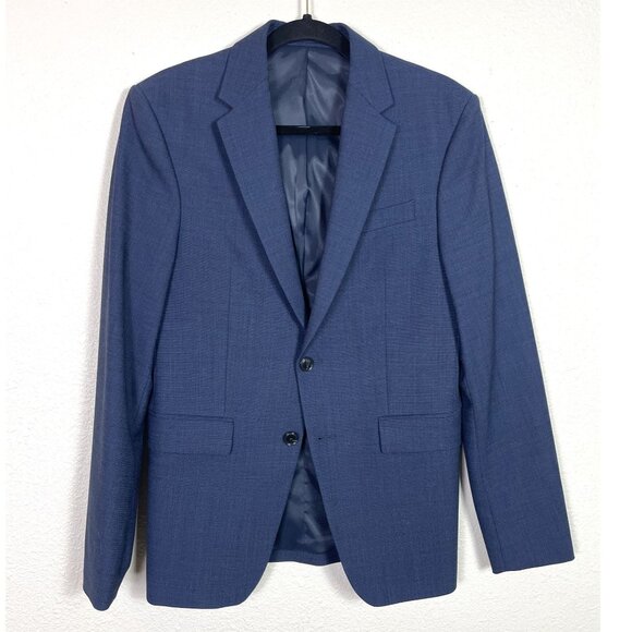 Zara Other - Zara Daily Suit Cool Comfort Mens Wool Blend Navy Blazer Suit Size 36 Blue